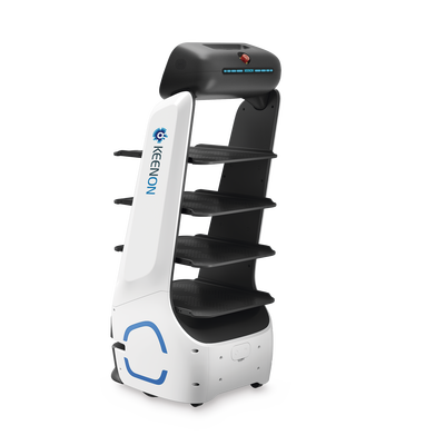 Robot de Entrega Dinerbot T9 / Capacidad de Carga 40 kg (88 lbs) / Pantalla Táctil HD 11.6" / Recarg - Image 3