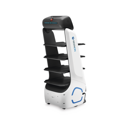 Robot de Entrega Dinerbot T9 / Capacidad de Carga 40 kg (88 lbs) / Pantalla Táctil HD 11.6" / Recarg - Image 4