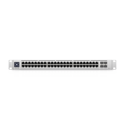 UniFi Switch Enterprise administrable capa 3, 48 puertos 2.5GbE RJ45 POE+, 4 puertos 10G SFP+, 720W, - Image 4