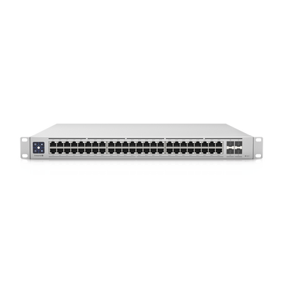 UniFi Switch Enterprise administrable capa 3, 48 puertos 2.5GbE RJ45 POE+, 4 puertos 10G SFP+, 720W,