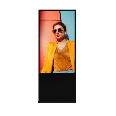 Pantalla de 55" 4K para Publicidad Digital / Base para Piso (Totem) / Gestión de Contenido y Control Centralizado - Image 3