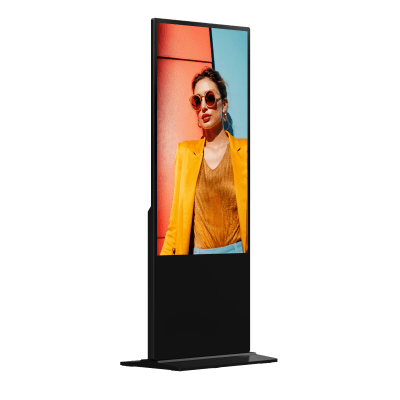 Pantalla de 55" 4K para Publicidad Digital / Base para Piso (Totem) / Gestión de Contenido y Control Centralizado - Image 4