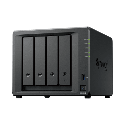 NAS DiskStation DS425+ | 4 Bahías | Intel Celeron J4125 2.7 GHz | 2 GB DDR4 / 2.5GbE + 1GbE | 2 Puertos USB 3.2 Gen 1 | 2 Ranuras M.2 NVMe | Hasta 80 TB | Synology DSM. - Image 2
